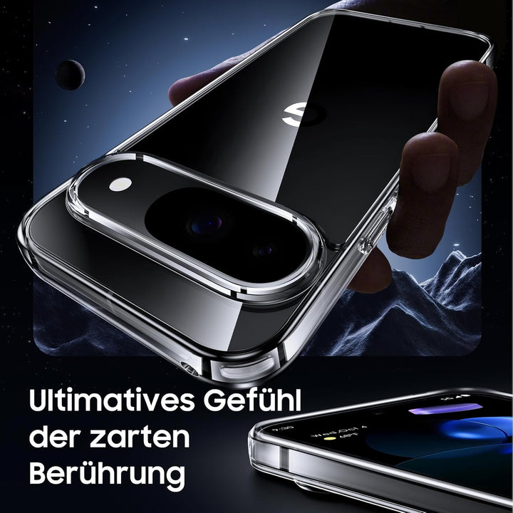 UniqueMe für Google Pixel 9 Hülle,5-in-1-Set Handyhülle für Google Pixel 9 Case Rundumschutz Schutzh