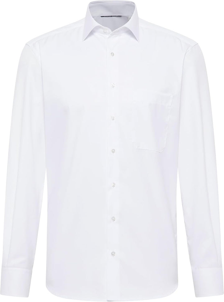 eterna Herren Cover Shirt Comfort FIT S Weiss, S Weiss