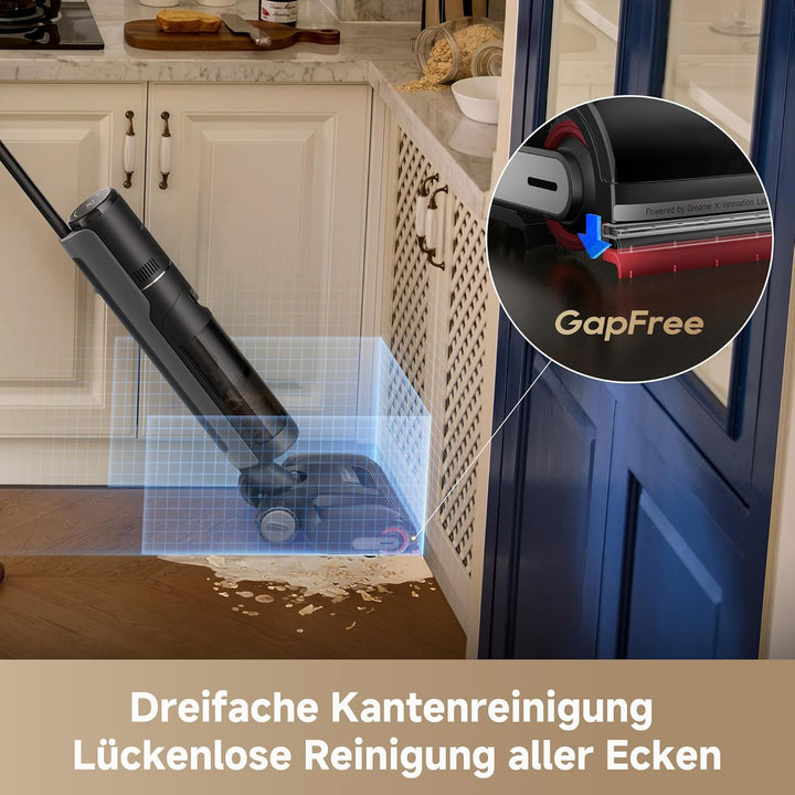 dreame H15S Nass- und Trockensauger, 3-fache Kantenreinigung, KI-Roboterarm, 21.000 Pa Saugkraft, ve