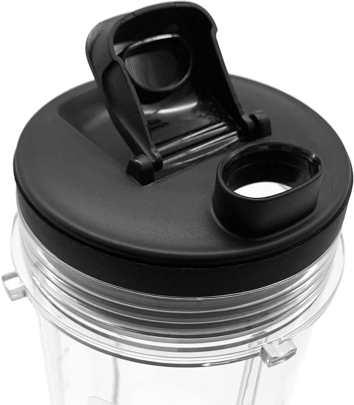 2 stk Durchm. 9.4cm Sportdeckel Trinkdeckel Zubehör kompatibel mit Nutri-Ninja Becher Auto-iQ Ninja