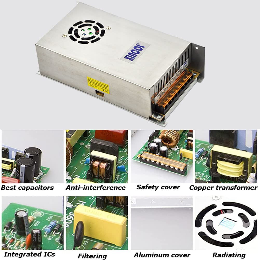 XINCOL AC-DC SMPS AC 110V/220V zu DC 12V 60A 720W LED Schalter Transformer Netzteil für LED-Streifen