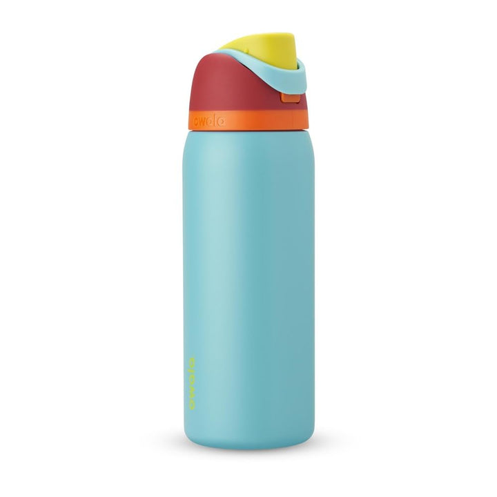 Owala FreeSip Isolierte Edelstahl Trinkflasche mit Strohhalm, 945 ml – BPA-frei, optimal für Sport,