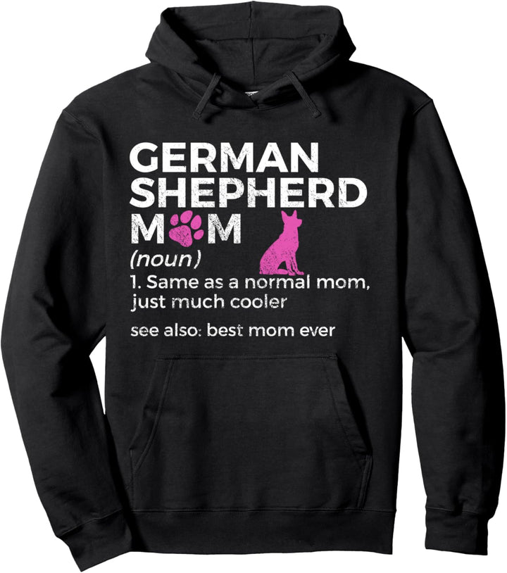 Lustiger Deutscher Schäferhund Mom Definition Best Mom Ever Pullover Hoodie