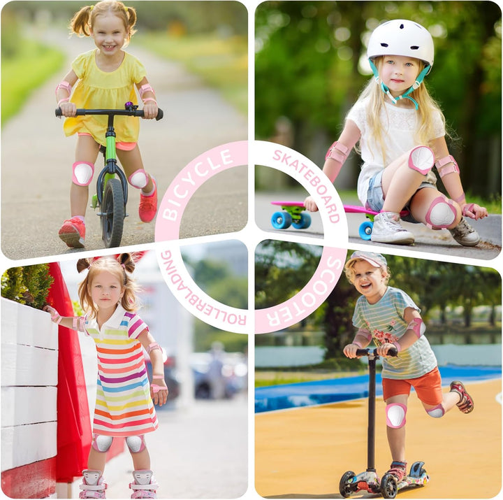 Knieschoner Kinder, Schoner Inliner Kinder, Schützer inliner Kinder [6er Set] , Geeignet für Rollsch