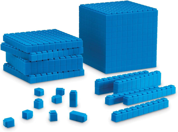 Learning Resources Zusammensteckbare Zehnersystem-Stäbe, Anfänger-Set aus Kunststoff