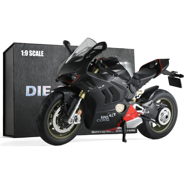 1:9 Motorrad Modell kompatibel für Ducati Panigale V4 SP2 Motor Bike Spielzeug 1:9 Motorrad Spielzeu