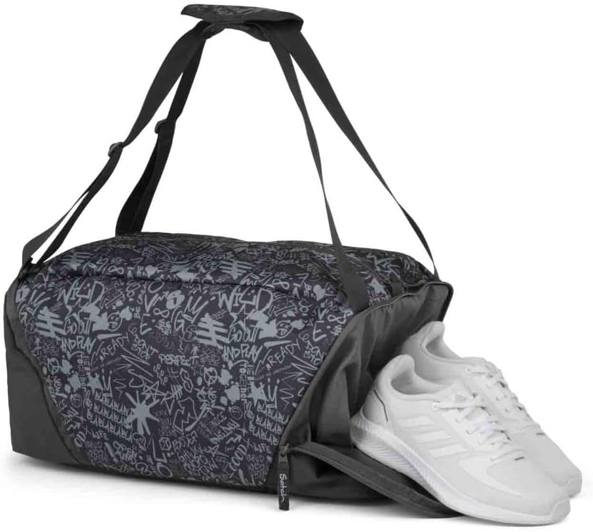 Satch Pack Schulrucksack Set 3tlg. inkl. Schlamperbox und Sporttasche (Street Ink), Street Ink