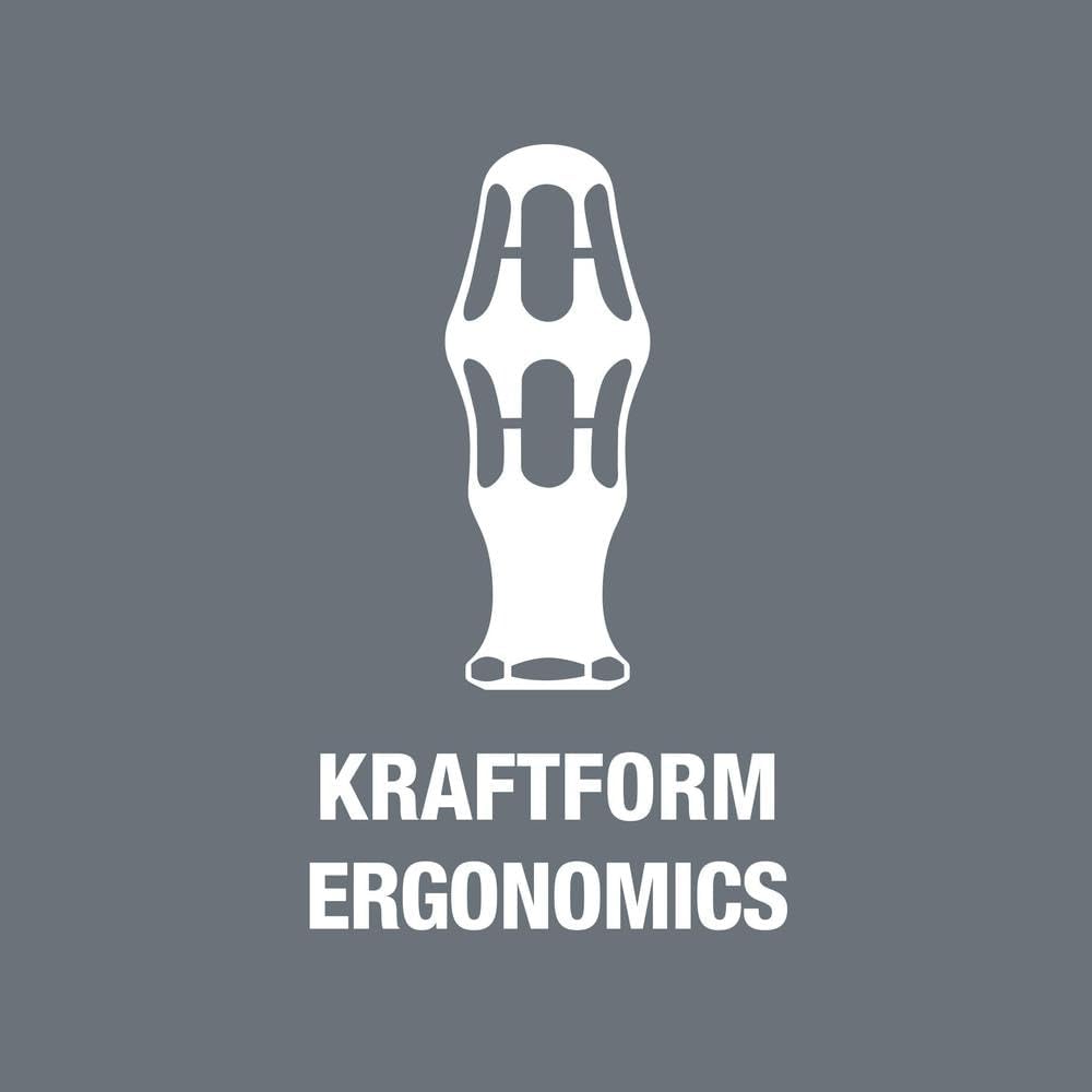 Wera Kraftform Kompakt 60 RA, 17-teilig, 05051040001 Single