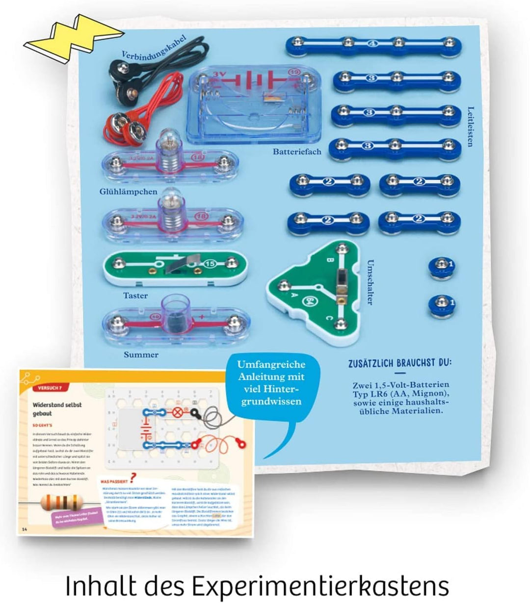 KOSMOS 620530 Easy Elektro - Light. Erste elektrische Stromkreise erstellen. Spielerisch die Elektri