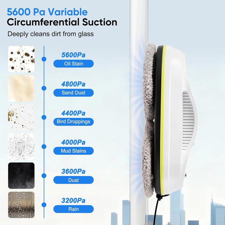 Fensterputzroboter Automatischer Fensterreinigungsroboter Fensterroboter Mit Wasserstrahl,Automatisc