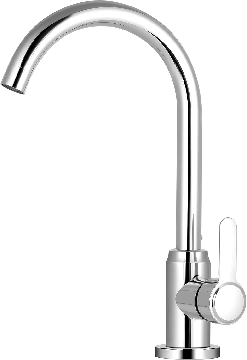 Flintronic Wasserhahn Küche, Spültischarmatur mit Wasserspar Aerator, Mischbatterie Küche 360° Schwe