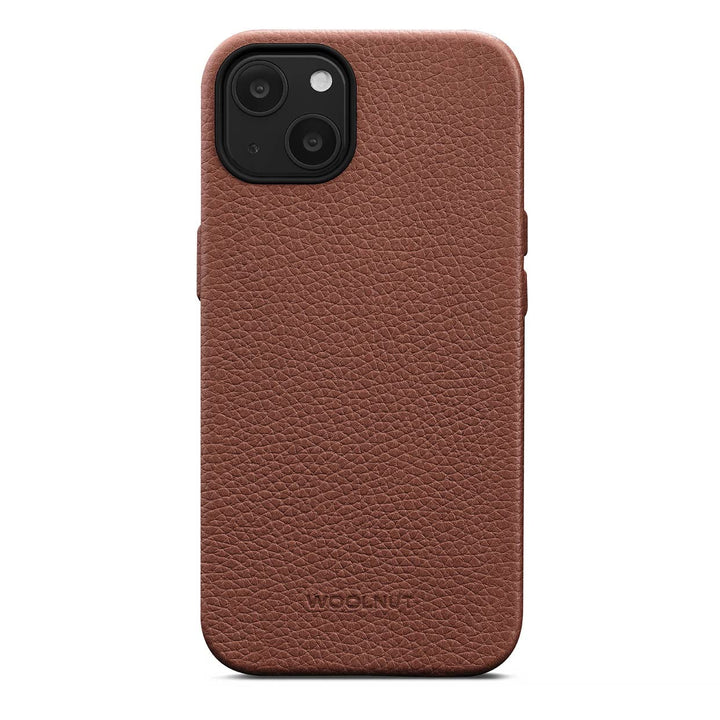 Woolnut Leder Hülle für iPhone 13 - Braun brown iPhone 13, brown iPhone 13