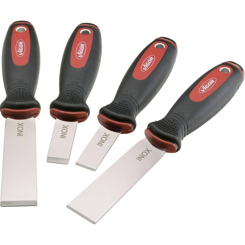 Vigor V1283 Schabersatz, 4-teilig