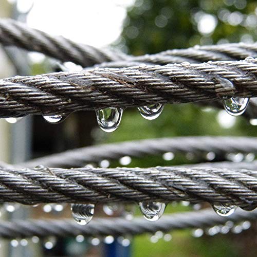 Drahtseile24 Edelstahlseil, Edelstahl Drahtseil, Edelstahldrahtseil V4A | 7x7 | 1mm Stärke | 100m Lä
