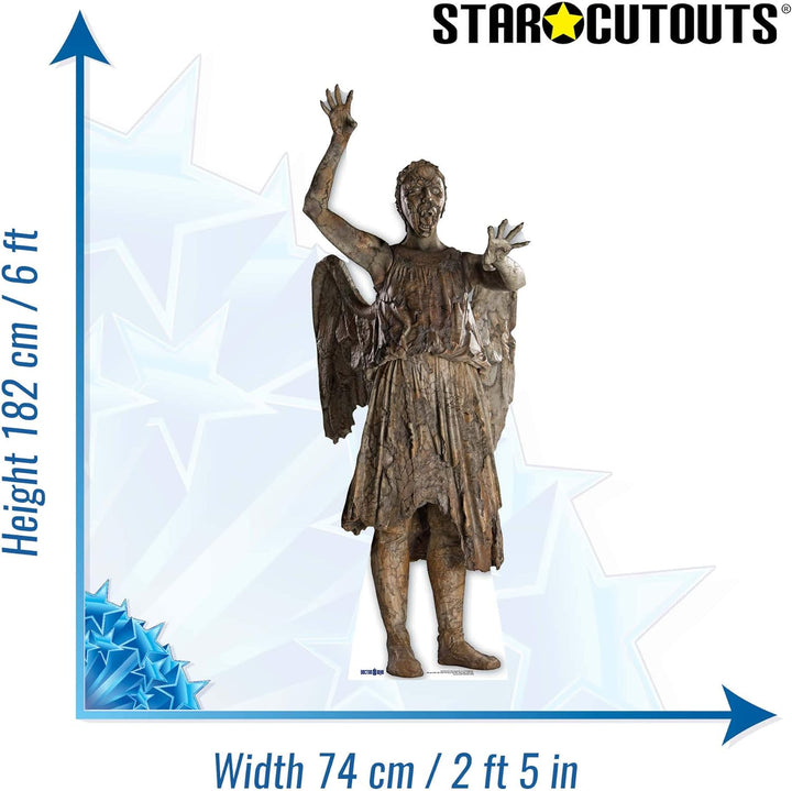 Star Cutouts Pappaufsteller von Weeping Angel Attacking