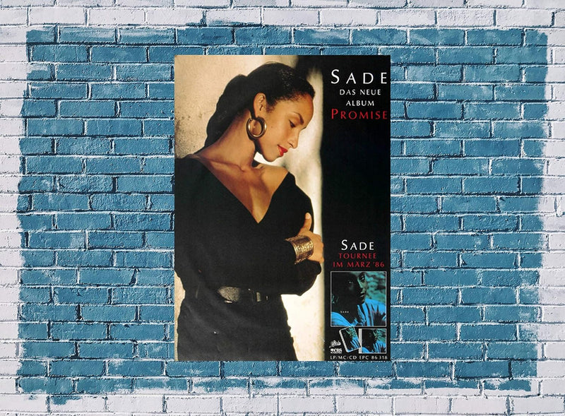 Sade - Diamond Life, 1986 » Konzertplakat/Premium Poster | Live Konzert Veranstaltung | DIN A1 «