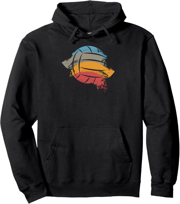 retro Volleyball Pullover Hoodie