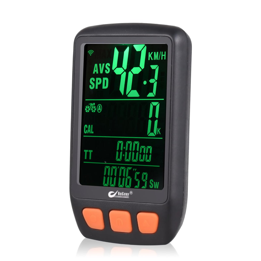 Lixada Fahrrad-Fahrradcomputer, kabelloser digitaler Fahrrad-Tachometer, Kilometerzähler mit wiedera