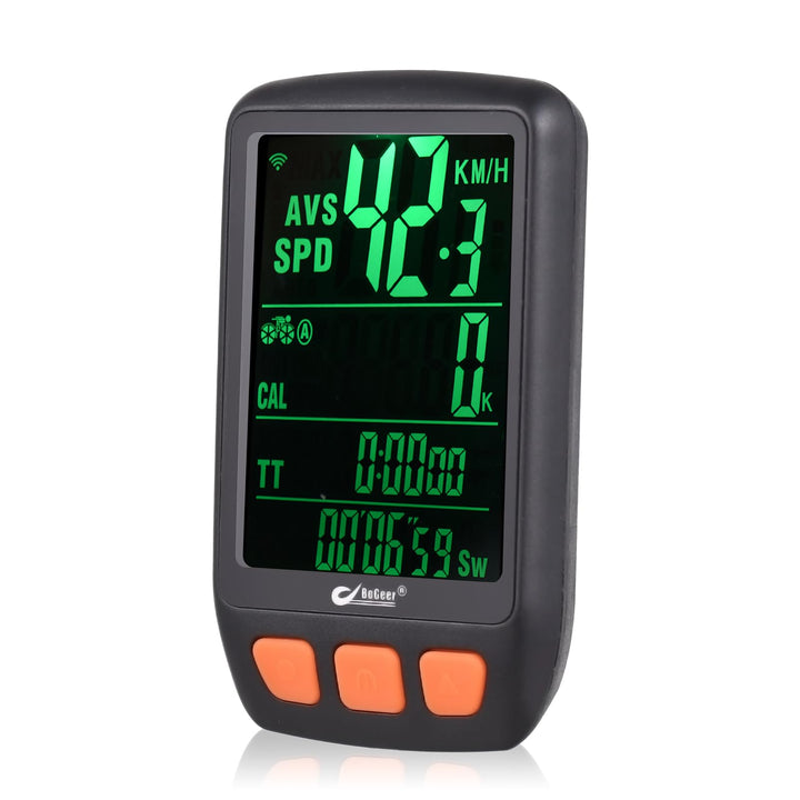 Lixada Fahrrad-Fahrradcomputer, kabelloser digitaler Fahrrad-Tachometer, Kilometerzähler mit wiedera