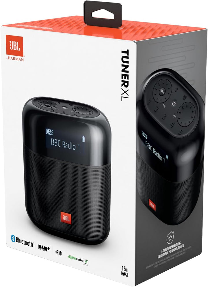 Tragbares leistungsstarkes DAB/DAB+/FM-Radio mit Bluetooth
