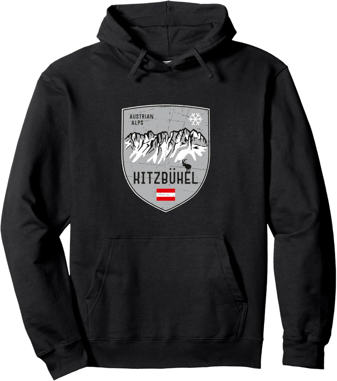 Kitzbühel Wilder Kaiser Ski Wappen Pullover Hoodie