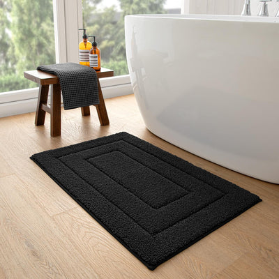 DEXI Badteppich rutschfeste,weicher Badezimmerteppich Wasserabsorbierend Badematte maschinenwaschbar