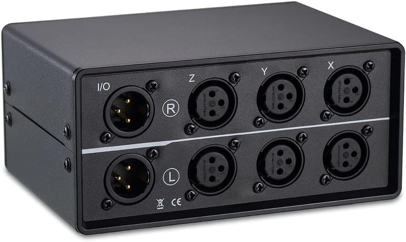 Nobsound 3-IN-1-OUT XLR Audio Switch ; Balanced Audio Converter ; 3-Way Stereo Passive Audio Selecto