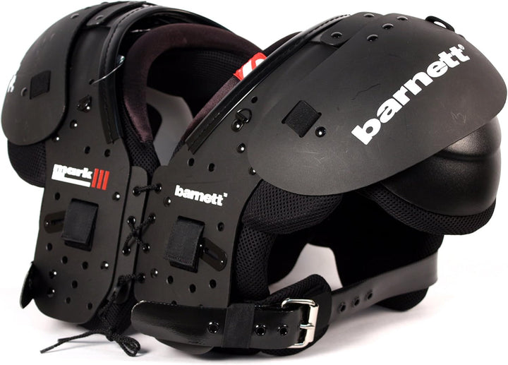 Shoulderpad Mark III American Football Schulterschutz Profi, Farbe schwarz XXL, XXL