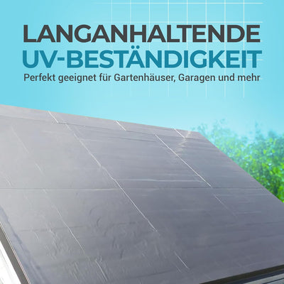 ULTINESS - Dachfolie Aluminium selbstklebende Folie, Alternative zu Dachpappe, KSK Dachbahn für Schu