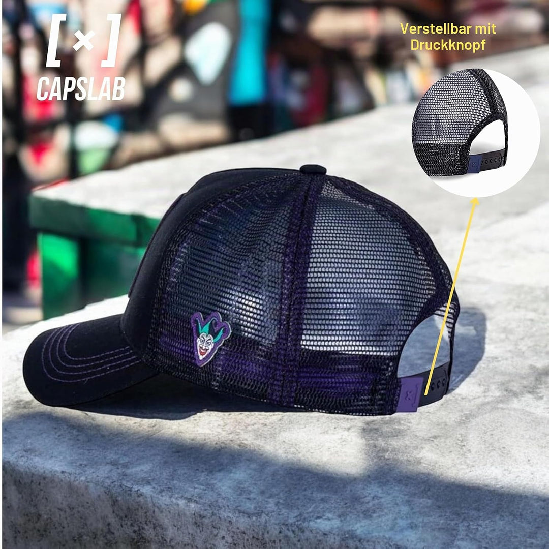Capslab Joker DC Batman Black Trucker Cap 31 Schwarz, 31 Schwarz