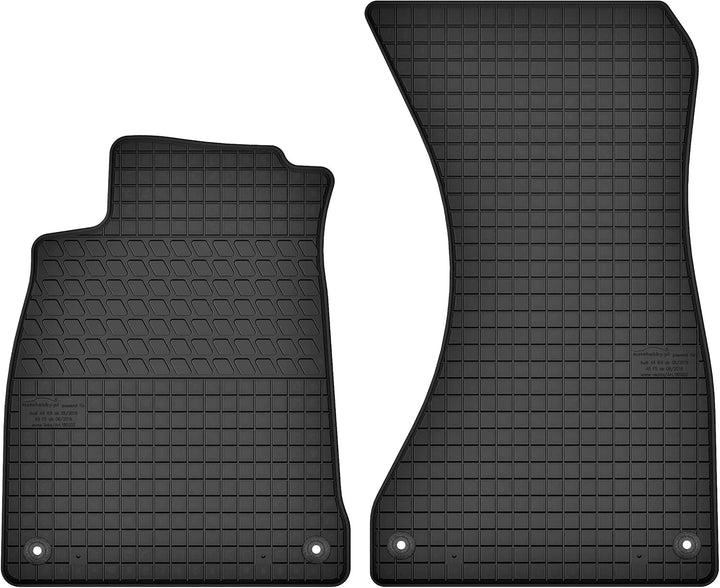 Motohobby Vorne Gummi Fussmatten Gummimatten Satz für Audi A4 B9 (ab 2015)