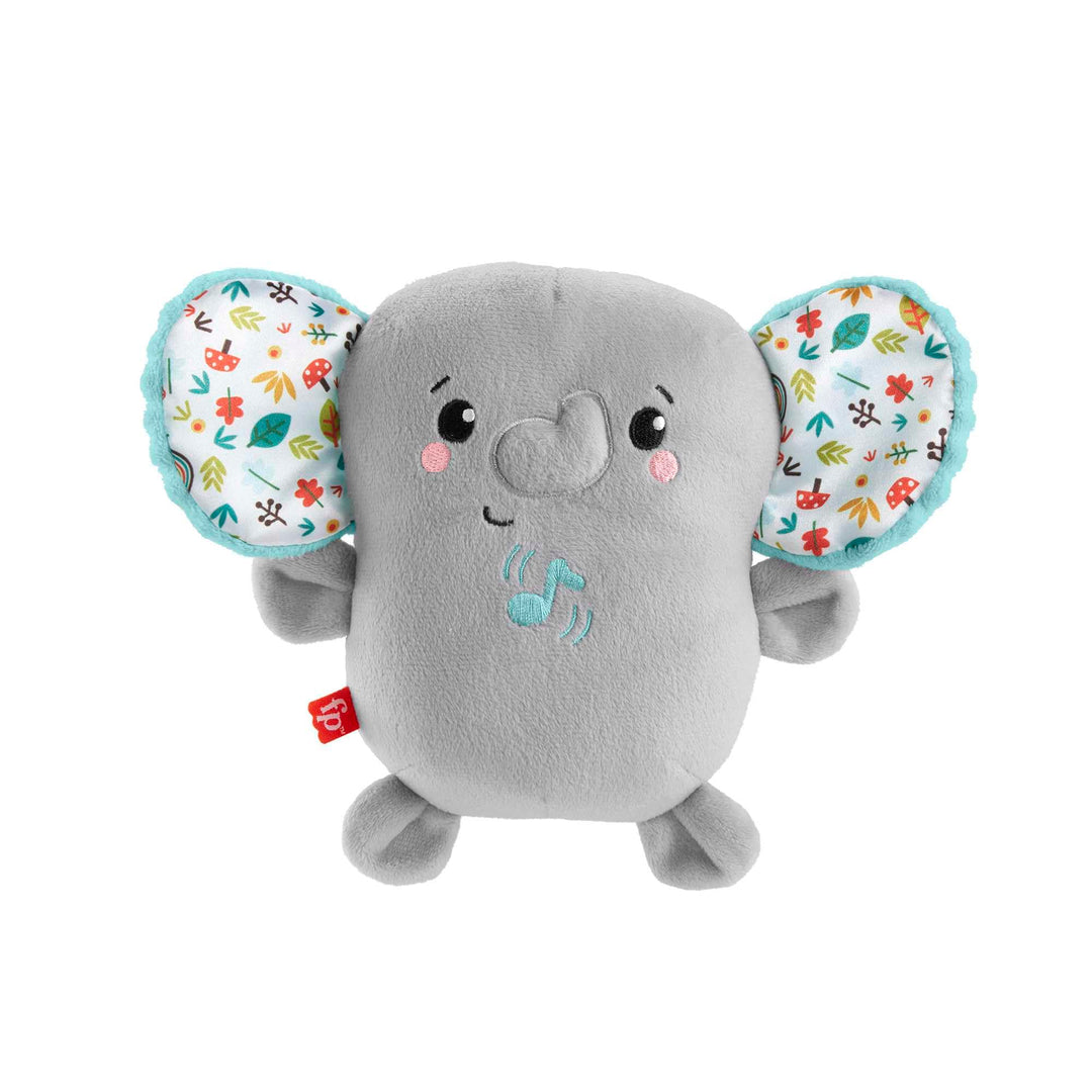 FISHER-PRICE Schlummer Elefant-Spieluhr - Plüschelefant mit beruhigender Vibration, bis zu 10 Minute