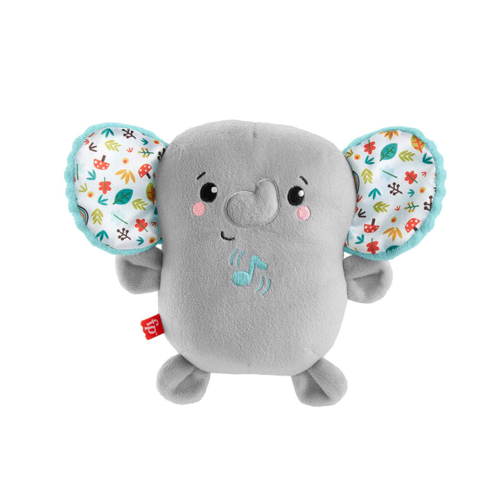 FISHER-PRICE Schlummer Elefant-Spieluhr - Plüschelefant mit beruhigender Vibration, bis zu 10 Minute