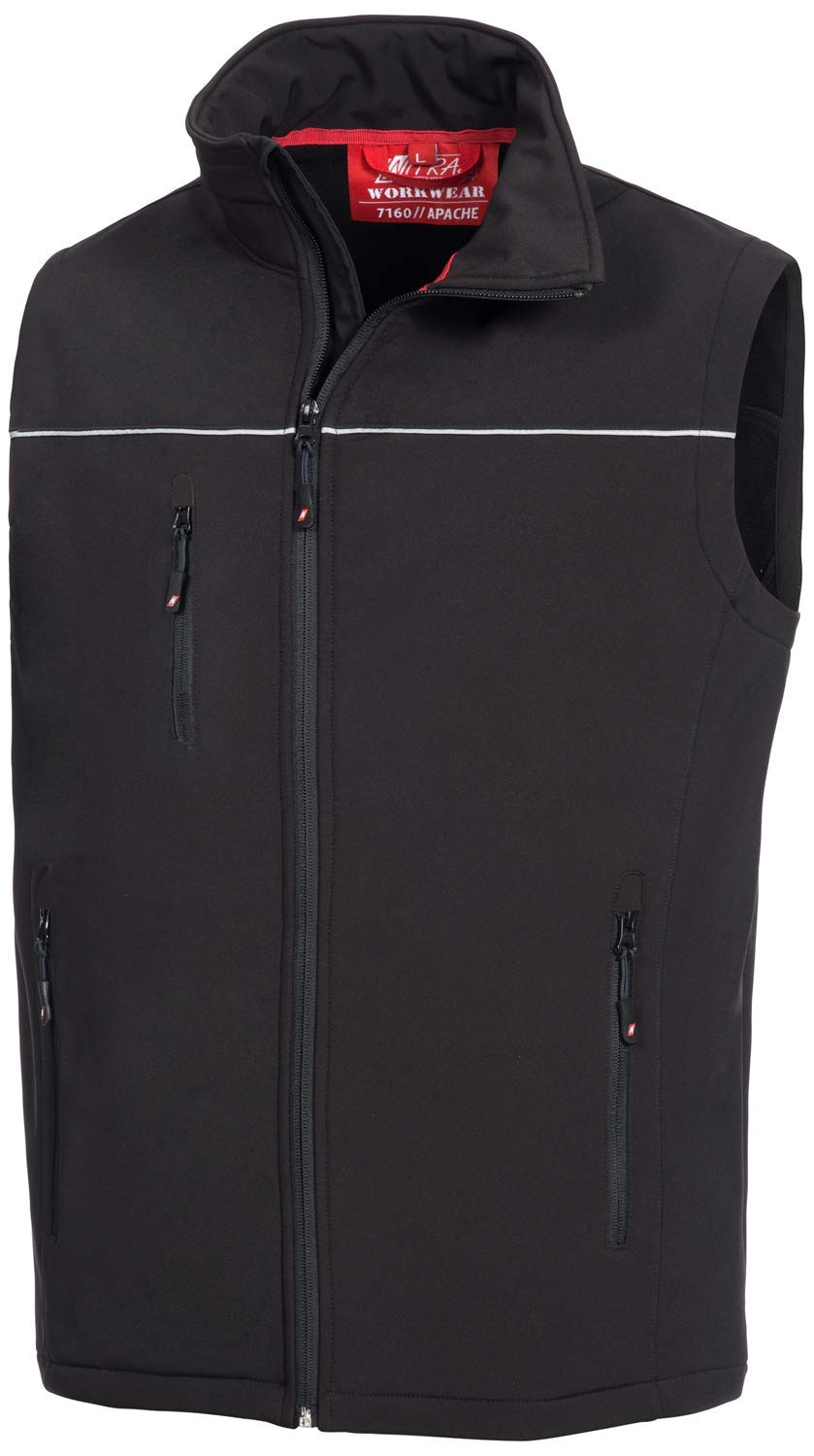 Nitras 471.06 Softshellweste"Apache" Grösse XXL in schwarz