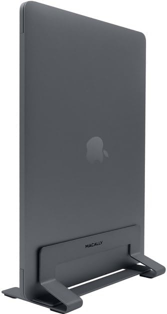 Macally VCSTAND Platzsparender und stilvoller Stahlständer für MacBook, MacBook Air, MacBook Pro und