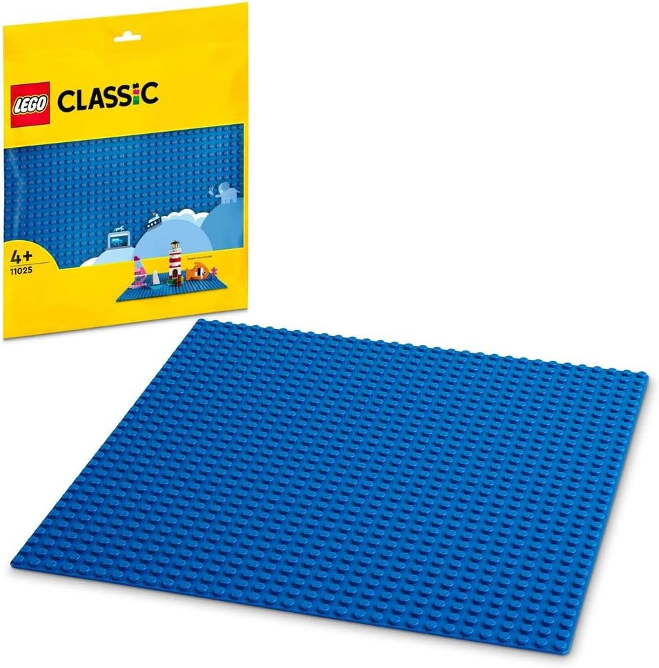 LEGO 11024 Classic Graue Bauplatte, quadratische Grundplatte mit 48x48 Noppen als Basis für Konstruk