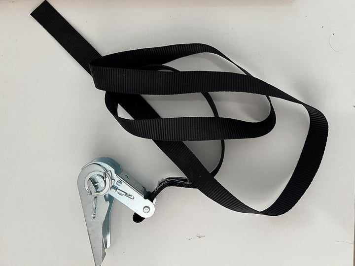 Spanngurte mit Ratsche, Länge 1,5 m, Breite 25 mm, 100% Polyester, robust und hochwertig, für Motorr