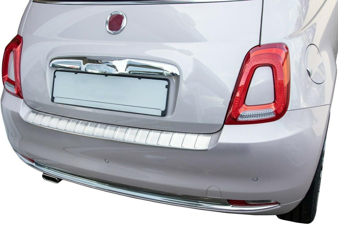 Ladekantenschutz Edelstahl MATT kompatibel für FIAT 500 FACELIFT | 500C CABRIO 2016-2020 | premium Q