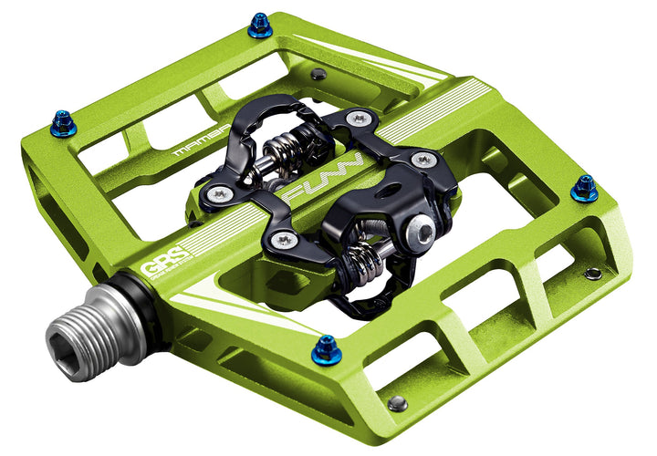 Funn Mamba Mountain Bike Clipless Pedals, Doppelseitige Klickpedale mit breiter Plattform für MTB, K