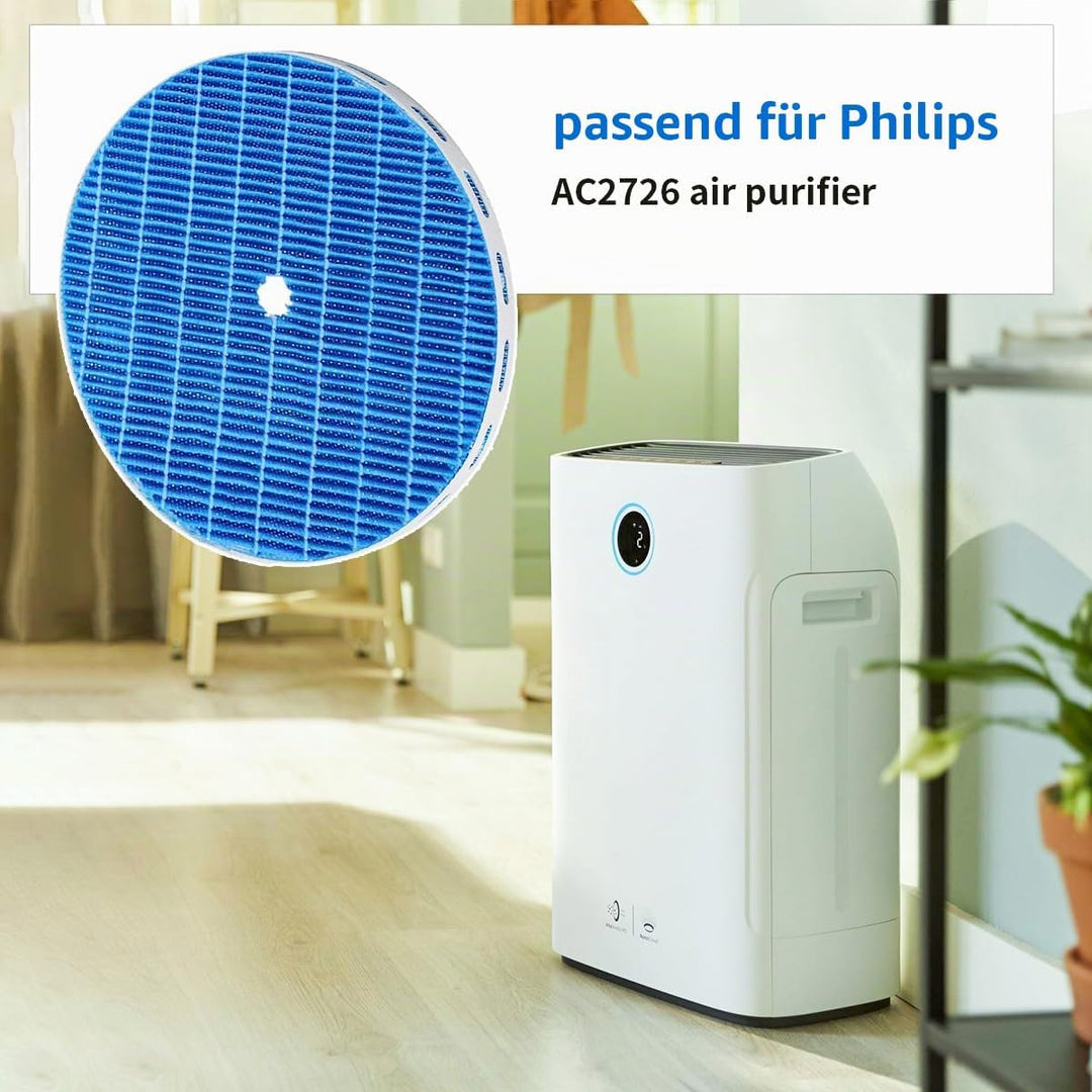 Ersatz Filter für Philips AC2729/10 Series 2000 und 2000i 2-in-1 Luftreiniger und Luftbefeuchter Ers