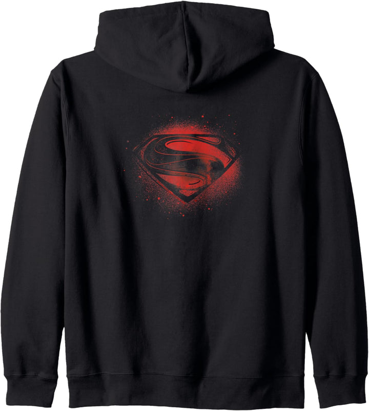 Superman Man of Steel Super Spray Kapuzenjacke