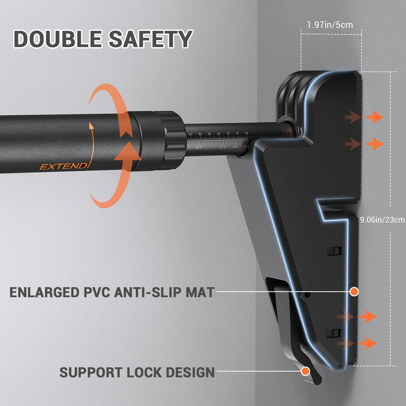 Sportneer Klimmzugstange Türrahmen, Gear-Lock Funktion Pull Up Bar Reckstange Türrahmen Ohne Schraub