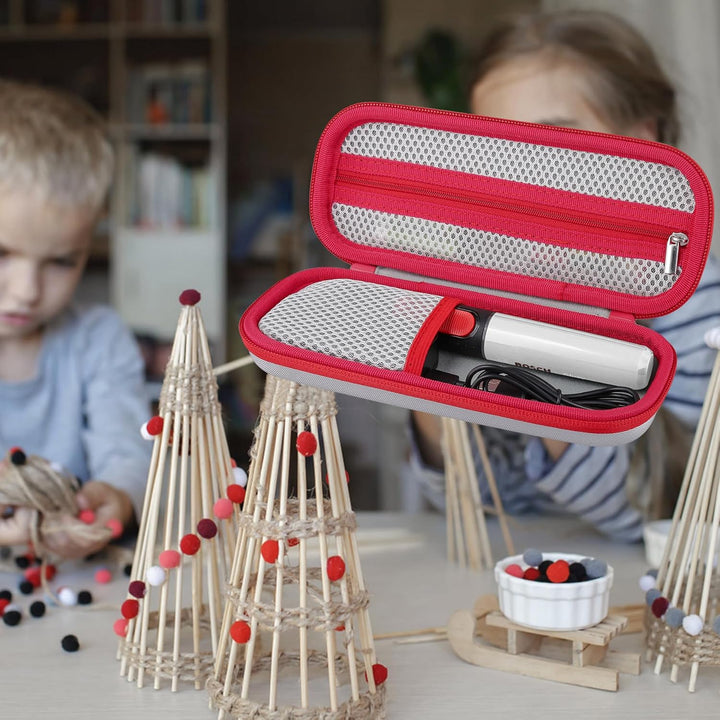 co2CREA Hart Tragbare Schutzhülle Etui Tasche für Bosch Akku Heissklebestift Gluey, Tragetasche komp