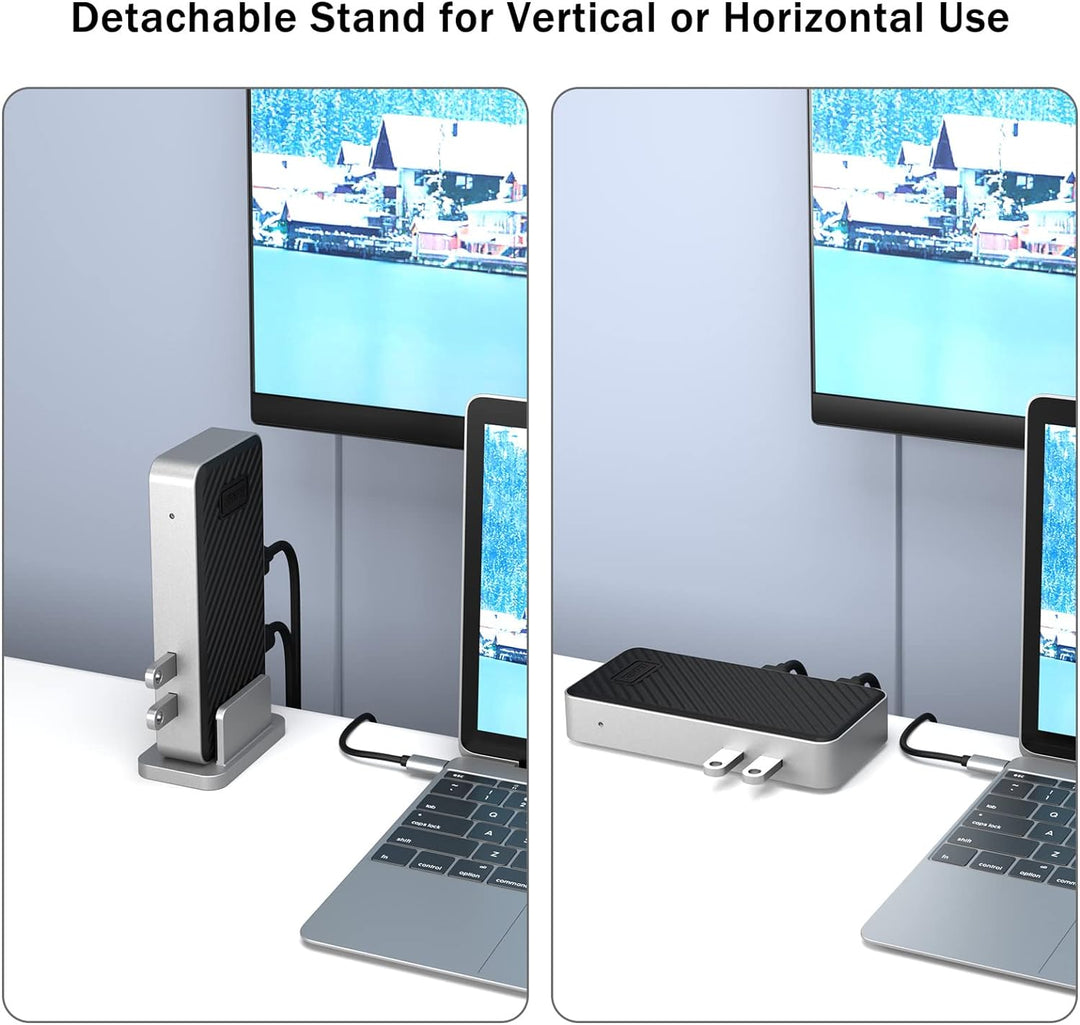 BENFEI USB 3.0 Universal-Dockingstation Dual Monitor HDMI VGA kompatibel mit Mac Windows, USB 3.0 od