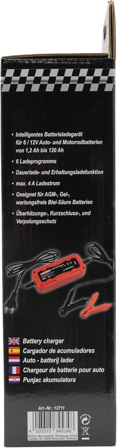 Brüder Mannesmann Kfz-Batterie-Ladegerät | M12711