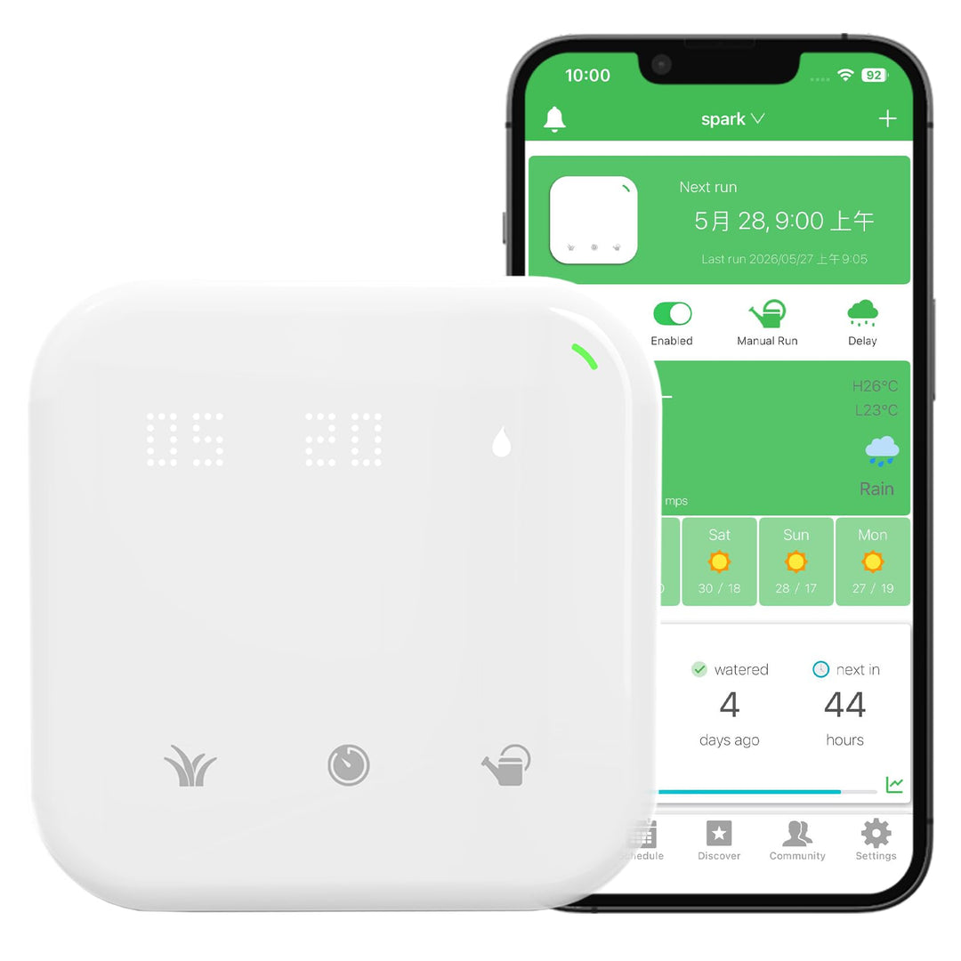 Netro Spark Smart Sprinkler-Controller, WiFi, wetterbewusst, Fernzugriff (16 Zonen), 16 Zone