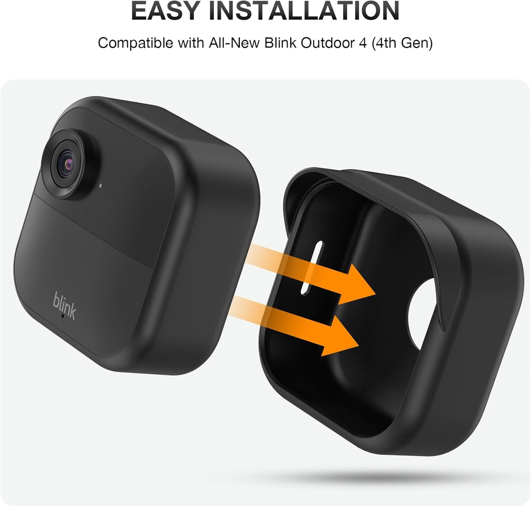 Silikon-Schutzhülle für All-New Blink Outdoor 4 (4. Generation), wetterfeste Silikonhülle bietet vol