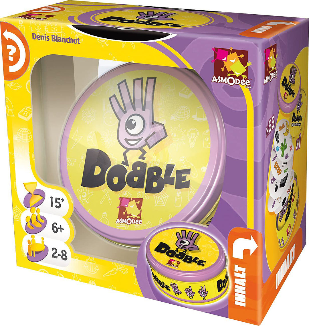 Zygomatic | Dobble | Familienspiel | Kartenspiel | 2-8 Spieler | Ab 6+ Jahren | 15+ Minuten | Deutsc