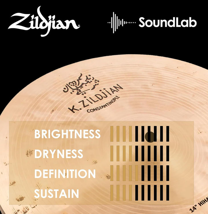 Zildjian K Constantinople Series - 14" Hi-Hat Cymbals - Pair