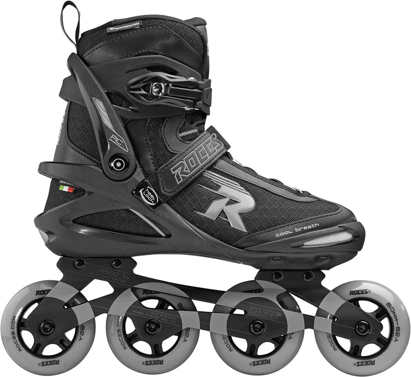 Roces Unisex – Erwachsene Pic Tif Inline Skate 39 black-lightgrey, 39 black-lightgrey